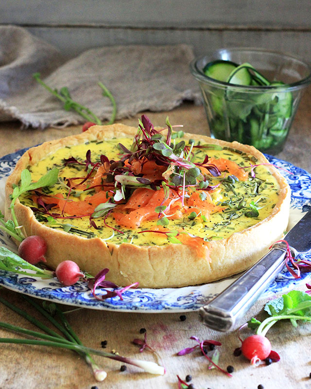 salmon cheesecake