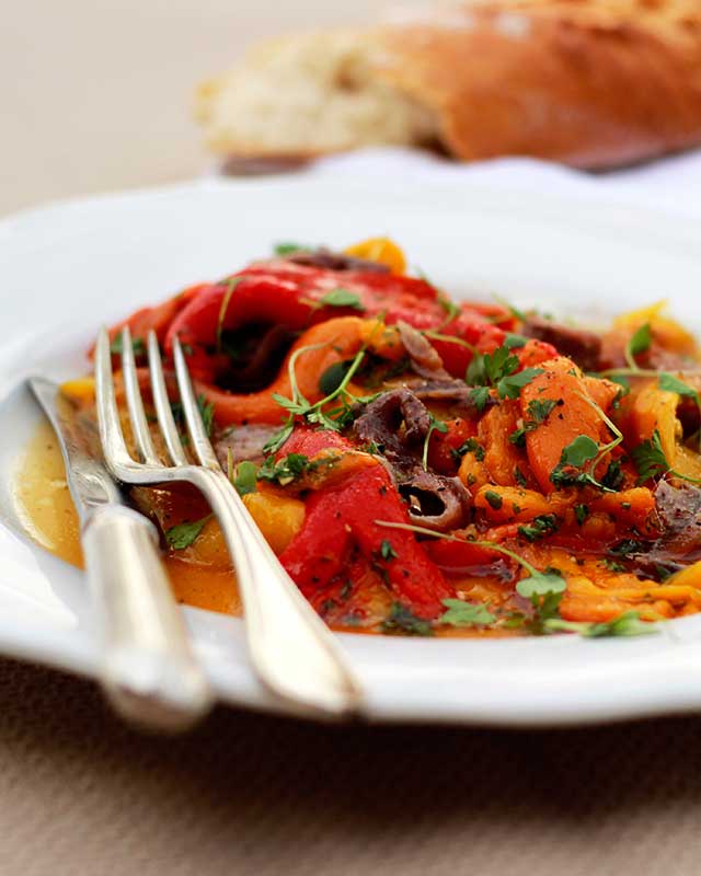 roasted pepper antipasto